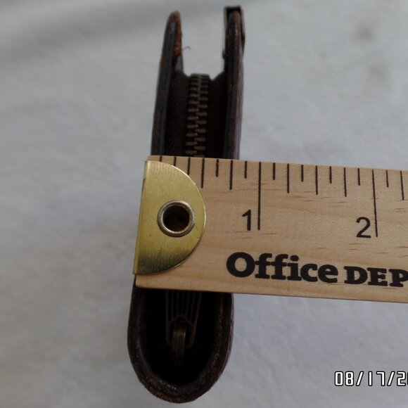 Patricia Nash Wallet Credit Card Holder Tooled Leather 3 side Zip Very Nice - Picture 8 of 10